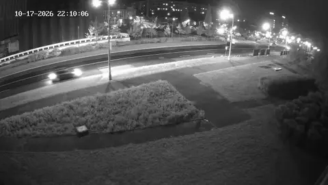 Ulica C.Boudy: widok z kamery