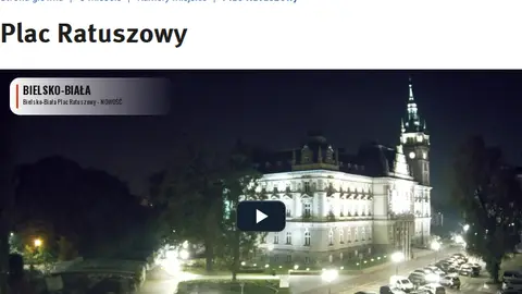 Plac Ratuszowy: widok z kamery