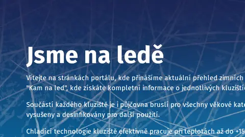 Lodowiska: widok z kamery